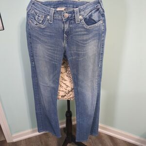 True Religion Womens Jeans Blue 32 Y2K billy